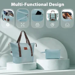 FURNIinspire Bag And Luggage Sets 3 Piece Carry On Luggage Sets, Lightweight Hard Shell Suitcase With Wheel, Bag Set, Blue, 8.9"*13.6"*21.3" 9 FURNIinspire Bag And Luggage Sets 3 Piece Carry On Luggage Sets, Lightweight Hard Shell Suitcase With Wheel, Bag Set, Blue, 8.9"*13.6"*21.3" -Outdoor Kitchen & Living GUEST 012a3d8f 5d82 49c9 afb8 f0908a4a5b85