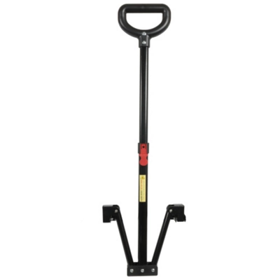 FURNIinspire Outdoor Serving Carts Heavy Duty Foldable Utility Wagon Terrain Quiet Wheels For Camping Gardening Picnic, Black, 38.58"*24.02"*39.17" 6 FURNIinspire Outdoor Serving Carts Heavy Duty Foldable Utility Wagon Terrain Quiet Wheels For Camping Gardening Picnic, Black, 38.58"*24.02"*39.17" - Image 4