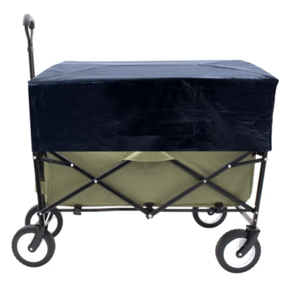 FURNIinspire Outdoor Serving Carts 360lbs Foldable Wagon Cart Beach Wagon Utility Cart Wagon Grocery Cart For Fishing, Green, 35.04"*21.65"*38.98" 3 FURNIinspire Outdoor Serving Carts 360lbs Foldable Wagon Cart Beach Wagon Utility Cart Wagon Grocery Cart For Fishing, Green, 35.04"*21.65"*38.98"