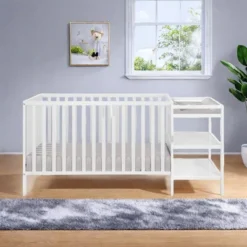 FURNIinspire Cribs Convertible Crib Baby Crib Baby Bed, Toddler Crib Changer Combo, 3 In 1 Crib Nursery Cribs For Bedroom, White, 71.5"*29.75"*35" 9 FURNIinspire Cribs Convertible Crib Baby Crib Baby Bed, Toddler Crib Changer Combo, 3 In 1 Crib Nursery Cribs For Bedroom, White, 71.5"*29.75"*35" -Outdoor Kitchen & Living GUEST 06377569 94d4 4522 8063 9d8dfabf977e