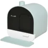 FURNIinspire Pet Training Pads And Potties Indoor Covered Litter Box, Self Cleaning Litter Box With Tray, Scoop, Filter, Green, 17.25"*17"*18.5" -Outdoor Kitchen & Living GUEST 06943bd2 f3d0 41ea a371 403849c439b9