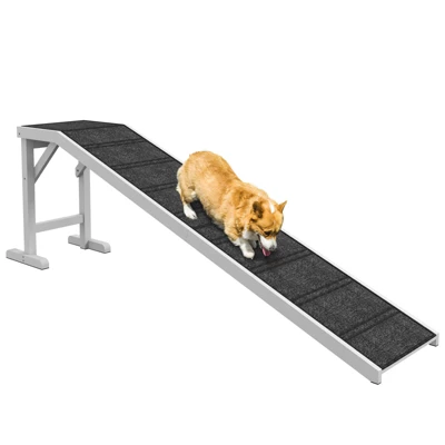 FURNIinspire Dog Ramp For Bed, Pet Ramp For Dogs With Non-Slip Carpet And Top Platform,74"*16"*25" 3 FURNIinspire Dog Ramp For Bed, Pet Ramp For Dogs With Non-Slip Carpet And Top Platform,74"*16"*25"