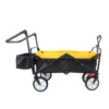 FURNIinspire Wheelbarrows And Lawn Carts Folding Wagon Cart, Collapsible Outdoor Utility Cart With Handle, Yellow, 53.5“*47"*42.52" -Outdoor Kitchen & Living GUEST 0f153c6c 6a1e 42c9 9d80 510b7ddbe09e