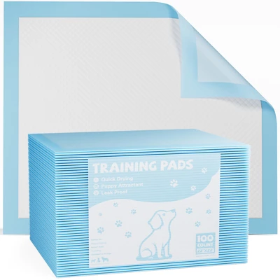 FURNIinspire Pet Training Pads And Potties Puppy Pads Leak-Proof Quick-Drying Disposable Dog Pads, 150 Pieces, Small Size, White, 22"*22" 7 FURNIinspire Pet Training Pads And Potties Puppy Pads Leak-Proof Quick-Drying Disposable Dog Pads, 150 Pieces, Small Size, White, 22"*22" - Image 5