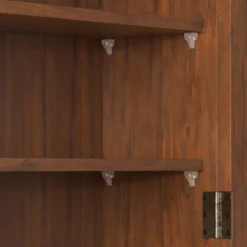 FURNIinspire Kitchen And Dining Cabinets Vintage 2 Door Wood Wall Cabinet, Dining Room Pantry Cabinet With Towel Rack, Dark Brown, 7.08"*24.8"*23.62" -Outdoor Kitchen & Living GUEST 11aa4985 1367 45fb b6ce fbd0f9c9b883