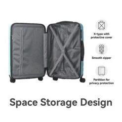 FURNIinspire Bag And Luggage Sets 3 Piece Travel Hard Shell Luggage, Lightweight Rolling Suitcases With Wheels, Blue, 20.87"*11.61"*30.31" 9 FURNIinspire Bag And Luggage Sets 3 Piece Travel Hard Shell Luggage, Lightweight Rolling Suitcases With Wheels, Blue, 20.87"*11.61"*30.31" -Outdoor Kitchen & Living GUEST 126cdf7c e04c 4d9f 84c5 29971cc6d0d8