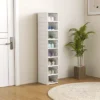 FURNIinspire Shoe Racks Living Room Shoe Boxes Units Shoe Organizer Storage Stackable Shelves For Entryway, Hallway, White, 13.8"*10.2"*55.1" -Outdoor Kitchen & Living GUEST 15f336e8 813d 44f9 b661 489b01396bba