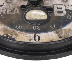 FURNIinspire Wall Clocks 20inch Decorative Round Wall Clock Living Room Hanging Clock Antique Timepiece Home Wall Decor, Brown, 20"*20"*2" -Outdoor Kitchen & Living GUEST 1a90731e feb4 4d13 8542 64146d8dde94