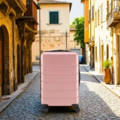 FURNIinspire Luggage 24 Inch Hardside Luggage Expandable Travel Business Suitcase, Hard Shell Lightweight Roller Suitcase, Pink, 10.83"*17.32"*26.38" -Outdoor Kitchen & Living GUEST 1aebf580 e93e 44dc ab9f 0a15578168fa