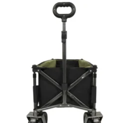 FURNIinspire Outdoor Serving Carts Collapsible Folding Wagon 400L Extra Collapsible Wagon With Tailgate Beach Wagon Cart, Black, 49.02"*22.05"*35.04" -Outdoor Kitchen & Living GUEST 25ef90d6 577c 44e0 8201 3bdac1c9b694