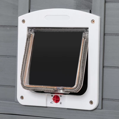 FURNIinspire Pet Crates And Houses,Catio Outdoor Cat Enclosure, Large Cage Cat House, Gray, 159"*82"*178" 5 FURNIinspire Pet Crates And Houses,Catio Outdoor Cat Enclosure, Large Cage Cat House, Gray, 159"*82"*178" - Image 3