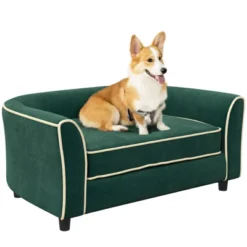 FURNIinspire Dog Couch Pet Bed Dog Sofa With Soft Cushion, Removable Cover For Small & Medium Pets,31.1"*22"*13.8" -Outdoor Kitchen & Living GUEST 2a661c37 5853 4df5 9b28 0c59ddd1e5f9
