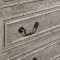 FURNIinspire Dressers 5 Drawers Dresser With Natural Texture, Storage Dressers Organizer For Bedroom, Living Room, Nursery, Gray, 31.5"*15.55"*35.43" -Outdoor Kitchen & Living GUEST 2daa010f bc16 4fd3 b524 4628e9ef7e67