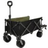 FURNIinspire Outdoor Serving Carts Collapsible Folding Wagon 400L Extra Collapsible Wagon With Tailgate Beach Wagon Cart, Black, 49.02"*22.05"*35.04" -Outdoor Kitchen & Living GUEST 2e2c1f3d e855 4775 af67 8ad8f93113cd
