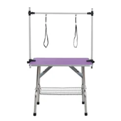 FURNIinspire Pet Grooming Tools Foldable Pet Grooming Table For Pet Large Dogs And Cats With Adjustable, Bathing Station, Purple, 48"*23.6"*65.5" 11 FURNIinspire Pet Grooming Tools Foldable Pet Grooming Table For Pet Large Dogs And Cats With Adjustable, Bathing Station, Purple, 48"*23.6"*65.5" -Outdoor Kitchen & Living GUEST 3151a3a5 62ff 4d57 b4cb e2912777f801