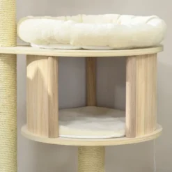 FURNIinspire Pet Tower 3 Level Cat Tree Cat Playhouse Cat Tower, Cat Toy Pet Furniture With Scratching Posts, Soft Cushion, Brown, 25.5"*17.75"*46.5" 10 FURNIinspire Pet Tower 3 Level Cat Tree Cat Playhouse Cat Tower, Cat Toy Pet Furniture With Scratching Posts, Soft Cushion, Brown, 25.5"*17.75"*46.5" -Outdoor Kitchen & Living GUEST 3d770187 3e88 40b5 bcad 088f378db2a1