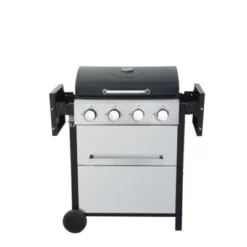 FURNIinspire Outdoor Grills, Griddles And Smokers Professional 4 Burner Gas Grill, Stainless Steel BBQ With Pizza Oven, Black, 25.6"*17.7"*14.6" -Outdoor Kitchen & Living GUEST 3e400399 6126 4a58 97b4 496b11326a88