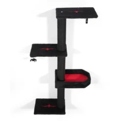 FURNIinspire Pet Tower 5 PCS Gothic Wall Mounted Cat Furniture, Luxury Cat Wall Furniture Set, Cat Climber, Cat Bridge, Multicolored, 11.8"*7.9"*36.6" -Outdoor Kitchen & Living GUEST 407576f4 d2f3 4ac8 85cd e4f6061553aa