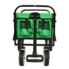 FURNIinspire Outdoor Serving Carts Minimeetall Collapsible Foldable Wagon Cart Utility Wagon Grocery Cart 225lbs, Green, 35.04"*22.44"*38.58" -Outdoor Kitchen & Living GUEST 40f28cb1 1a5b 44bb a184 622b92d46c20