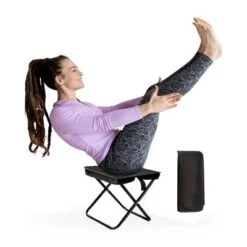 FURNIinspire Outdoor Portable Chair Compact Design With Storage Bag For Outdoor Adventures, Black, 10.24"*9.45"*9.45" -Outdoor Kitchen & Living GUEST 41134864 15bf 43e0 b563 cdf3013dafac