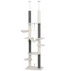 FURNIinspire Pet Tower Cat Tree, Cat Tower Cat Condo Cat Climbing Tower Cat Tree Tower For Indoor Cats Large, White, 17.3"*23.6"*100.4" -Outdoor Kitchen & Living GUEST 43799f95 6956 4203 932b 6753b66d084e
