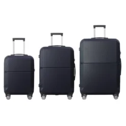 FURNIinspire Bag And Luggage Sets 3 Piece Rolling Luggage, Travel Hard Suitcase With Wheels, Stylish Suitcase Set, Blue, 21.06"*11.81"*30.31" 11 FURNIinspire Bag And Luggage Sets 3 Piece Rolling Luggage, Travel Hard Suitcase With Wheels, Stylish Suitcase Set, Blue, 21.06"*11.81"*30.31" -Outdoor Kitchen & Living GUEST 4ae2e294 828c 413a 88e3 d27ad81b66c4