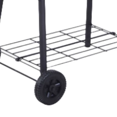 FURNIinspire Outdoor Grills, Griddles And Smokers Charcoal Grill And Smoker Combo For Backyard BBQ With Wheels, Black, 40.25"*14.25"*14.25" 5 FURNIinspire Outdoor Grills, Griddles And Smokers Charcoal Grill And Smoker Combo For Backyard BBQ With Wheels, Black, 40.25"*14.25"*14.25" - Image 3