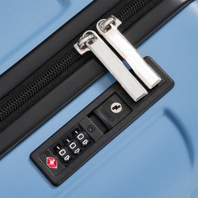 FURNIinspire Bag And Luggage Sets 20 Inch Luggage Set, Lightweight Checked Suitcase With 2 Mesh Bag Travel Business, Blue, 8.3"*13.6"*21.5" 5 FURNIinspire Bag And Luggage Sets 20 Inch Luggage Set, Lightweight Checked Suitcase With 2 Mesh Bag Travel Business, Blue, 8.3"*13.6"*21.5" - Image 3