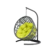 FURNIinspire Pet Beds Cat Swing Bed With Stand, Cushion, Rattan Wicker Cat Egg Chair, Indoor Cooling Pet Bed Dog Bed, Green, 19.3"*19.3"*28.7" -Outdoor Kitchen & Living GUEST 536fd3a4 7ea6 410a 8dad 07f1fc2590e6
