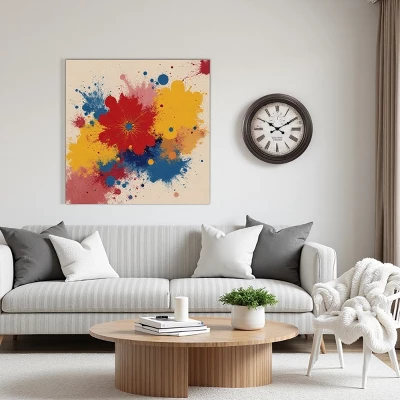 FURNIinspire Wall Clocks 20inch Round Living Room Decorative Roman Numeral Hanging Clock, Timepiece Vintage Wall Decor, Brown, 20"*20"*2" 6 FURNIinspire Wall Clocks 20inch Round Living Room Decorative Roman Numeral Hanging Clock, Timepiece Vintage Wall Decor, Brown, 20"*20"*2" - Image 4