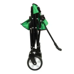 FURNIinspire Outdoor Serving Carts Minimeetall Collapsible Foldable Wagon Cart Utility Wagon Grocery Cart 225lbs, Green, 35.04"*22.44"*38.58" -Outdoor Kitchen & Living GUEST 561c5313 ea5b 4c9c ab10 8d69bf67b718