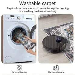 FURNIinspire Floor Mats 3 Piece Farmhouse Kitchen Rug Washable Area Rugs Non Skid Bohemian Mat For Hallway Entryway, Multicolored, 60"*20" 8 FURNIinspire Floor Mats 3 Piece Farmhouse Kitchen Rug Washable Area Rugs Non Skid Bohemian Mat For Hallway Entryway, Multicolored, 60"*20" -Outdoor Kitchen & Living GUEST 56b9b566 62f0 4784 817a e91e14e90d72