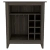 FURNIinspire Wine Racks Bar Cabinet, Wine Cabinet, Sideboard Kitchen Cupboards With Open Shelf, Wine Rack, Brown, 17.7"*32.5"*37.07" -Outdoor Kitchen & Living GUEST 595bd29b 080d 45d3 afed 2df60537848c