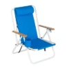FURNIinspire Outdoor Portable Chair Adjustable Headrest For Comfortable Outdoor Relaxation, Blue, 30"*23"*25" -Outdoor Kitchen & Living GUEST 59966b57 aae4 4723 af77 f9dea3fa076f