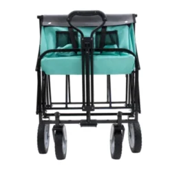 FURNIinspire Outdoor Serving Carts 360lbs Collapsible Foldable Wagon Cart With Strapping System For Camping Shopping, Blue, 35.04"*21.65"*38.98" 9 FURNIinspire Outdoor Serving Carts 360lbs Collapsible Foldable Wagon Cart With Strapping System For Camping Shopping, Blue, 35.04"*21.65"*38.98" -Outdoor Kitchen & Living GUEST 5c3dde87 eac2 4606 a6d4 9ec8302b0272