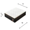 FURNIinspire Mattresses 10 Inch King Size Plush Hybrid Mattress With Encased Coils Gel Memory Foam, Fiberglass-Free, Black, 80"*76"*10" -Outdoor Kitchen & Living GUEST 5cd2defa 9c94 47d2 808f ec9be7e3f369