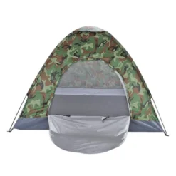 FURNIinspire Camping Tents 4 Person Camping Dome Tent, Waterproof, UV-Resistant Outdoor Tent For Outdoor Activities, Hiking, Green, 78.75"*78.75"*51" -Outdoor Kitchen & Living GUEST 616c305d e32d 4860 ac29 b47203695951