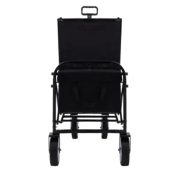 FURNIinspire Outdoor Serving Carts Minimeetall Extention ExCollapsible Foldable Wagon Cart Beach Wagon Heavy Duty Cart, Black, 25.98"*17.32"*37.4" -Outdoor Kitchen & Living GUEST 63a3b7ca f0e9 41a8 869c 5ebb31f48b2f