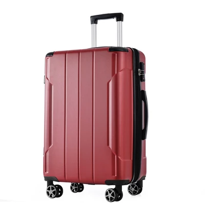 FURNIinspire Luggage 24 Inch Hardshell Suitcase, Checked Luggage, Lightweight Suitcases With Wheels For Travel, Business, Red, 10.2"*15.9"*25.8" 7 FURNIinspire Luggage 24 Inch Hardshell Suitcase, Checked Luggage, Lightweight Suitcases With Wheels For Travel, Business, Red, 10.2"*15.9"*25.8" - Image 5