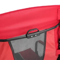 FURNIinspire Outdoor Portable Chairs Camping Chair Directors Chair, Oversized Portable Folding Chair With Side Table, Red, 27.56"*24.41"*43.31" -Outdoor Kitchen & Living GUEST 6b93fbe4 7c46 47af b301 ba36b2454d4a