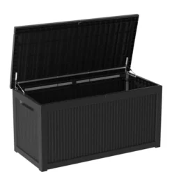 FURNIinspire Deck Boxes Outdoor Storage Box, Outdoor Deck Storage Box, Lockable Patio And Garden Furniture Container, Weather-Resistant Deck Box -Outdoor Kitchen & Living GUEST 70186874 fba3 4dc5 8d12 643719466e81