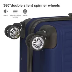 FURNIinspire Bag And Luggage Sets 3 Size Luggage Suitcases With Wheels, Hard Rolling Suitcase Set For Travel Business, Blue, 20.87"*11.81"*30.31" 10 FURNIinspire Bag And Luggage Sets 3 Size Luggage Suitcases With Wheels, Hard Rolling Suitcase Set For Travel Business, Blue, 20.87"*11.81"*30.31" -Outdoor Kitchen & Living GUEST 71e9865e 305c 447d 9b14 eec89a095fc5