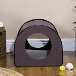 FURNIinspire Pet Crates And Houses Portable Heated Cat Bed Waterproof Pet House, Indoor Comfy Folding Cat House, Black, 21.25"*15.74"*13.5" 9 FURNIinspire Pet Crates And Houses Portable Heated Cat Bed Waterproof Pet House, Indoor Comfy Folding Cat House, Black, 21.25"*15.74"*13.5" -Outdoor Kitchen & Living GUEST 732848e5 d984 4f06 a8ce 3ea8722b337c