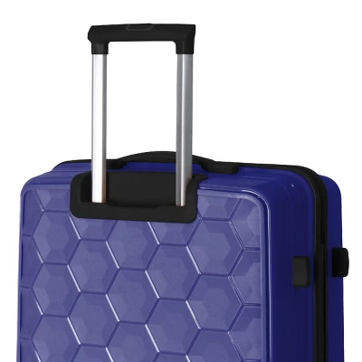 FURNIinspire Bag And Luggage Sets 3 Piece Travel Luggage With Rolling Wheels, Lightweight Hard Shell Suitcase Set, Blue, 20.08"*11.81"*30.12" 6 FURNIinspire Bag And Luggage Sets 3 Piece Travel Luggage With Rolling Wheels, Lightweight Hard Shell Suitcase Set, Blue, 20.08"*11.81"*30.12" - Image 4