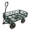 FURNIinspire Wheelbarrows And Lawn Carts Double Fence Utility  Cart Wagon Cart Garden Cart, Ideal For Outdoor Activities, Green, 41“*20"*39" -Outdoor Kitchen & Living GUEST 79a53de9 4ff9 4d40 9e16 e90182e3dafe