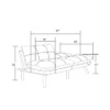 FURNIinspire Convertible Folding Modern Sofa Bed, Cream, 67"*16"*32" -Outdoor Kitchen & Living GUEST 7e80b08e ae0f 46c6 bd3d 763406e20a71
