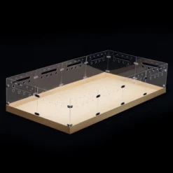 FURNIinspire Pet Crates And Houses Guinea Pig Cage, Hamster Enclosure With Waterproof Kraft Paper Bottom, Easy To Clean, Clear, 47.4"*9.84"*23.77" -Outdoor Kitchen & Living GUEST 83d0dec1 daa5 425a b017 dc92a6e579e6