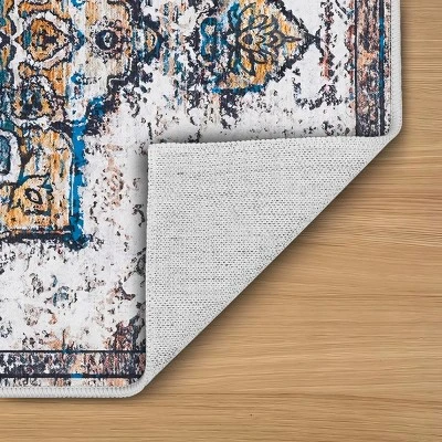 FURNIinspire Floor Mats 3 Piece Farmhouse Kitchen Rug Washable Area Rugs Non Skid Bohemian Mat For Hallway Entryway, Multicolored, 60"*20" 6 FURNIinspire Floor Mats 3 Piece Farmhouse Kitchen Rug Washable Area Rugs Non Skid Bohemian Mat For Hallway Entryway, Multicolored, 60"*20" - Image 4