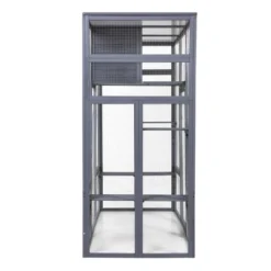 FURNIinspire Pet Crates And Houses,Catio Outdoor Cat Enclosure, Large Cage Cat House, Gray, 159"*82"*178" 8 FURNIinspire Pet Crates And Houses,Catio Outdoor Cat Enclosure, Large Cage Cat House, Gray, 159"*82"*178" -Outdoor Kitchen & Living GUEST 84cfcf2e bff1 4045 b92e 090737d00e73