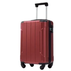 FURNIinspire Luggage 20 Inch Carry On Luggage, Lightweight Durable Suitcase With Wheels For Travel Business, Red, 8.3"*13.6"*21.5" -Outdoor Kitchen & Living GUEST 8e9f1ea1 c93f 4b2d 8e98 91cc3ae49090